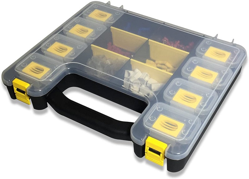 Ennovatools WorkVanEquipment Hardware Case Tackle Box storage with Patented Removable Compartment Organizer for Screws, Nuts, and Bolts, WVE9410 - Image 5